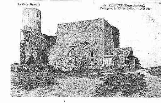 Ville de CIBOURE Carte postale ancienne