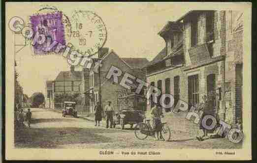 Ville de CLEON Carte postale ancienne