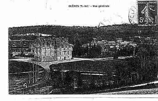 Ville de CLERES Carte postale ancienne