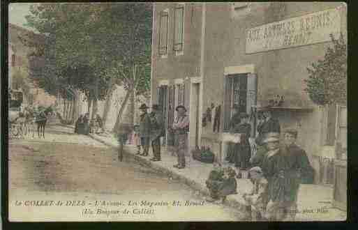 Ville de COLLETDEDEZE(LE) Carte postale ancienne