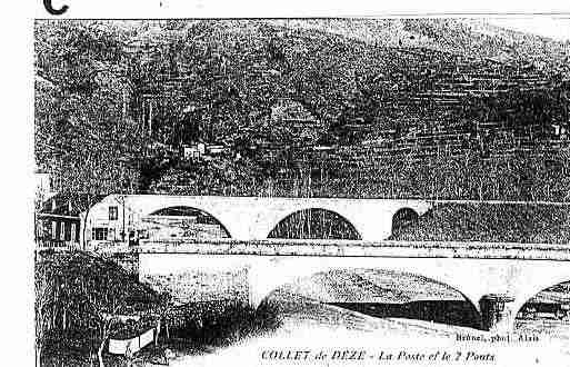 Ville de COLLETDEDEZE(LE) Carte postale ancienne