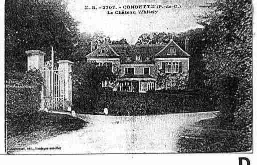 Ville de CONDETTE Carte postale ancienne