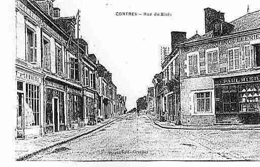 Ville de CONTRES Carte postale ancienne