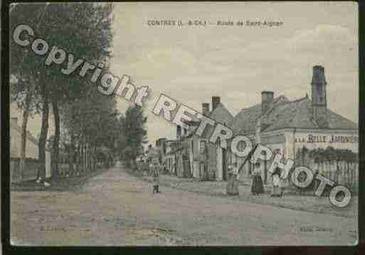 Ville de CONTRES Carte postale ancienne