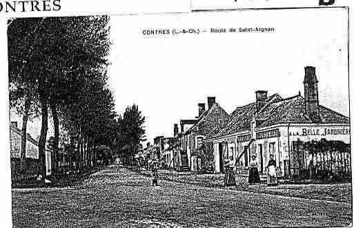 Ville de CONTRES Carte postale ancienne
