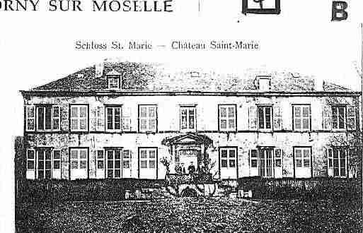 Ville de CORNYSURMOSELLE Carte postale ancienne