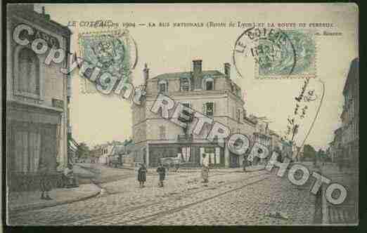 Ville de COTEAU(LE) Carte postale ancienne