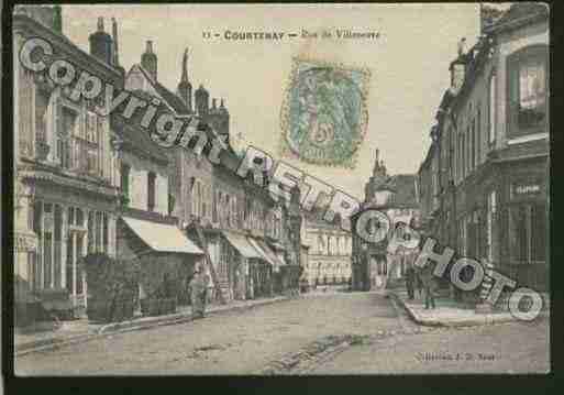 Ville de COURTENAY Carte postale ancienne