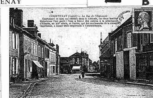 Ville de COURTENAY Carte postale ancienne