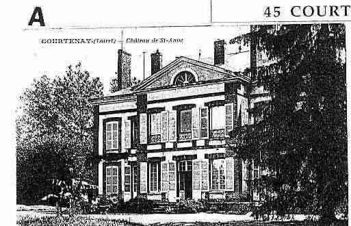 Ville de COURTENAY Carte postale ancienne