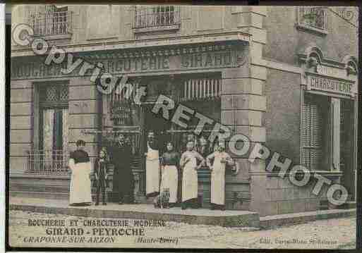 Ville de CRAPONNESURARZON Carte postale ancienne