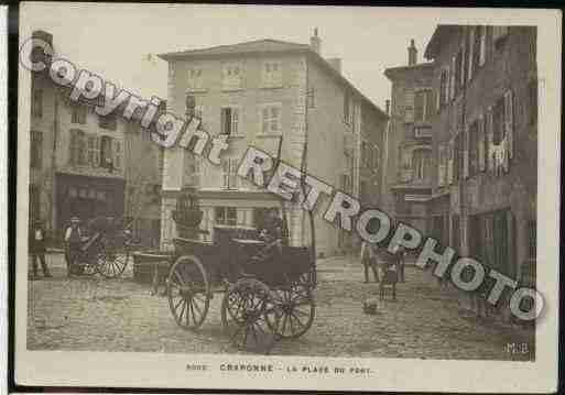 Ville de CRAPONNESURARZON Carte postale ancienne Ville de CRAPONNESURARZON Carte postale ancienne