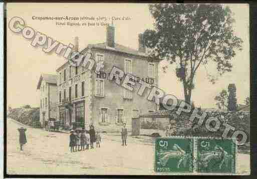 Ville de CRAPONNESURARZON Carte postale ancienne Ville de CRAPONNESURARZON Carte postale ancienne