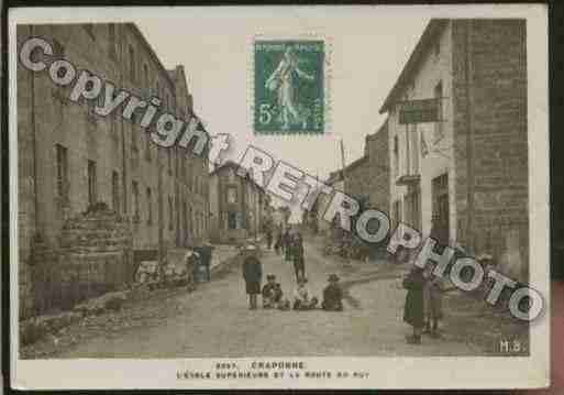 Ville de CRAPONNESURARZON Carte postale ancienne Ville de CRAPONNESURARZON Carte postale ancienne