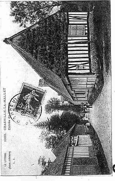 Ville de CRASVILLELAMALLET Carte postale ancienne Ville de CRASVILLELAMALLET Carte postale ancienne