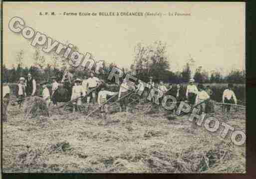 Ville de CREANCES Carte postale ancienne