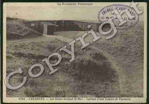 Ville de CREANCES Carte postale ancienne