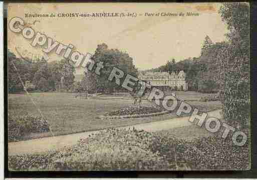 Ville de CROISYSURANDELLE Carte postale ancienne