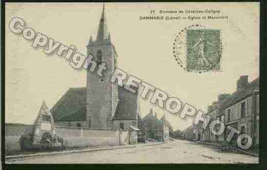 Ville de DAMMARIESURLOING Carte postale ancienne