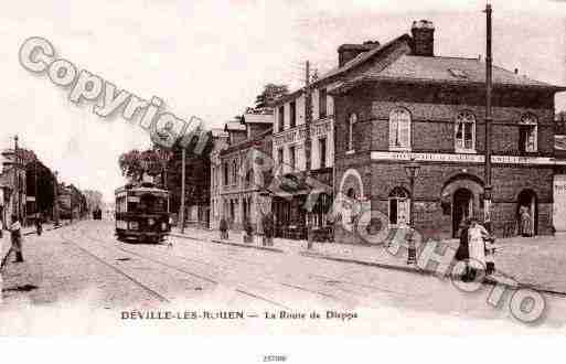 Ville de DEVILLELESROUEN Carte postale ancienne