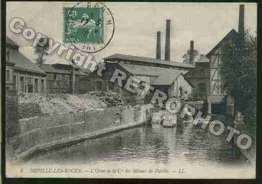 Ville de DEVILLELESROUEN Carte postale ancienne