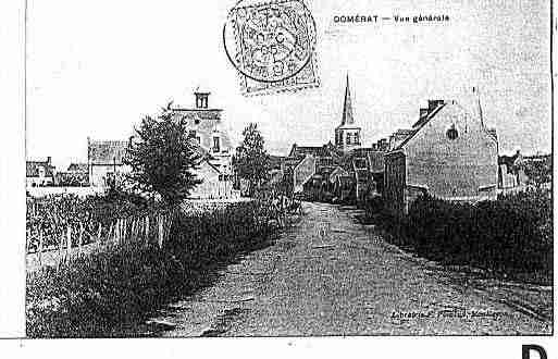 Ville de DOMEYRAT Carte postale ancienne