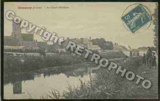 Ville de DONNERY Carte postale ancienne