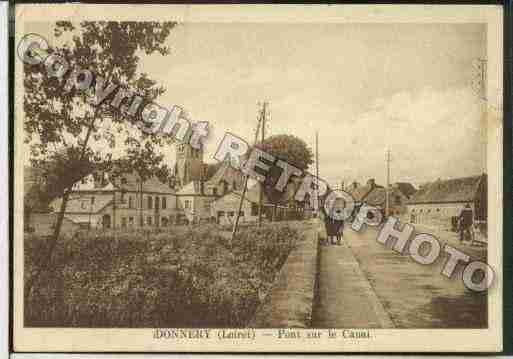 Ville de DONNERY Carte postale ancienne