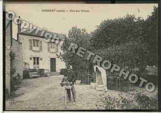 Ville de DONNERY Carte postale ancienne