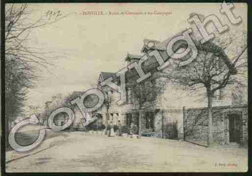 Ville de DONVILLELESBAINS Carte postale ancienne
