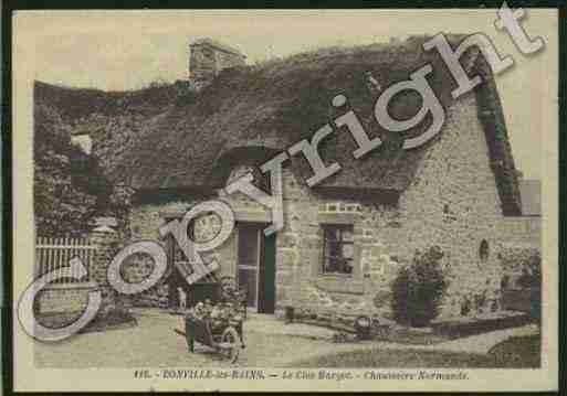 Ville de DONVILLELESBAINS Carte postale ancienne