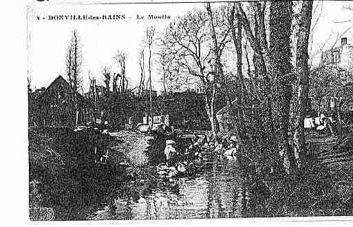 Ville de DONVILLELESBAINS Carte postale ancienne