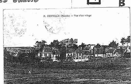 Ville de DONVILLELESBAINS Carte postale ancienne