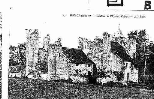 Ville de DONZY Carte postale ancienne