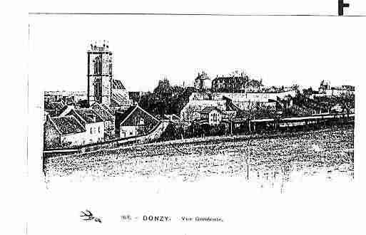 Ville de DONZY Carte postale ancienne
