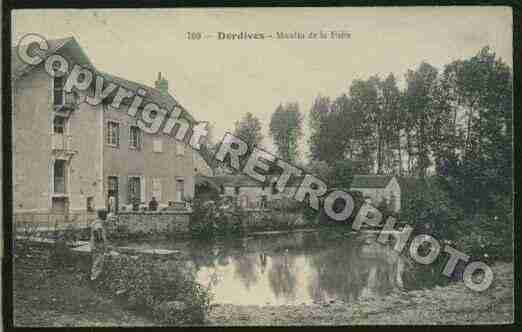 Ville de DORDIVES Carte postale ancienne