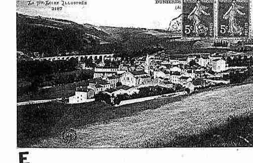 Ville de DUNIERES Carte postale ancienne