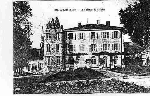 Ville de ECOCHE Carte postale ancienne