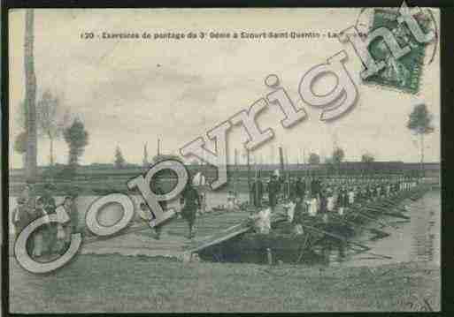 Ville de ECOURTSAINTQUENTIN Carte postale ancienne