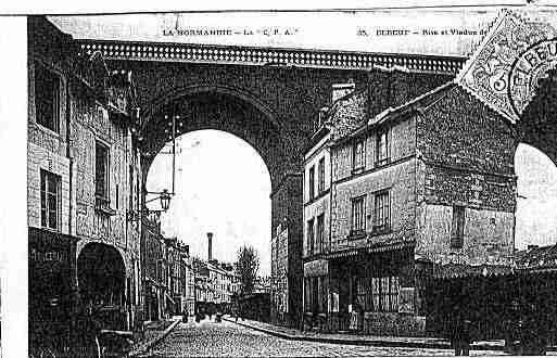 Ville de ELBEUF Carte postale ancienne