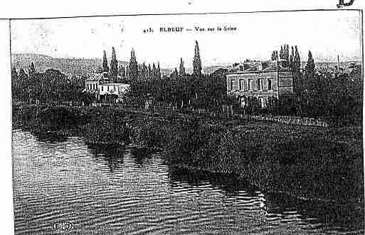 Ville de ELBEUF Carte postale ancienne