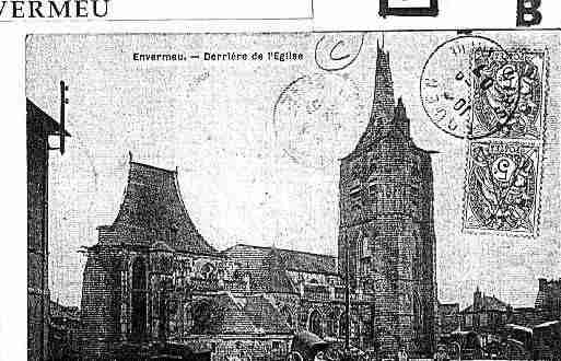 Ville de ENVERMEU Carte postale ancienne