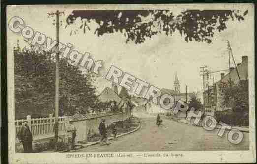 Ville de EPIEDSENBEAUCE Carte postale ancienne