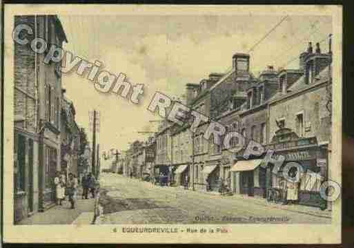 Ville de EQUEURDREVILLEHAINNEVILLE Carte postale ancienne