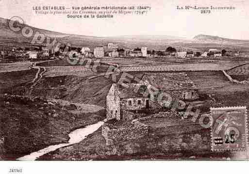 Ville de ESTABLES(LES) Carte postale ancienne