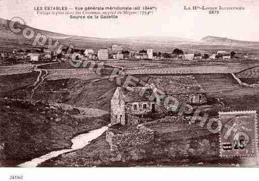 Ville de ESTABLES(LES) Carte postale ancienne