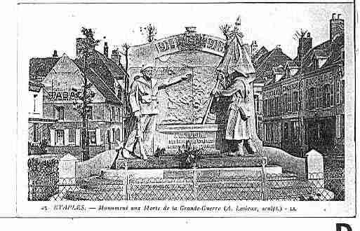 Ville de ETAPLES Carte postale ancienne