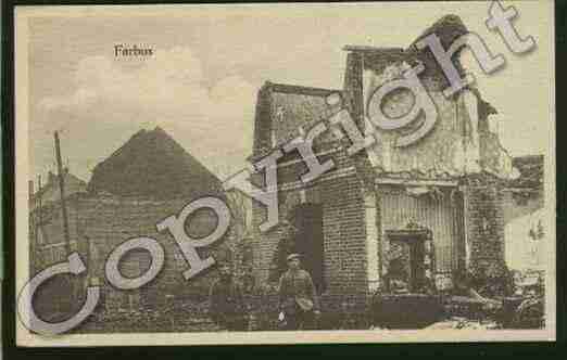 Ville de FARBUS Carte postale ancienne