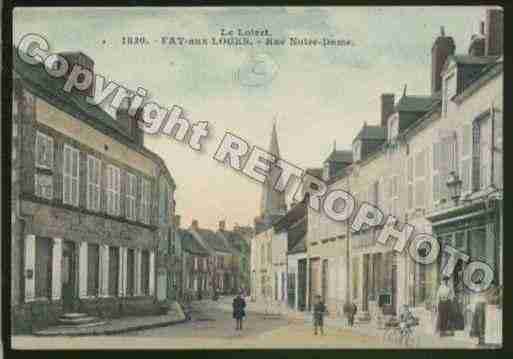 Ville de FAYAUXLOGES Carte postale ancienne