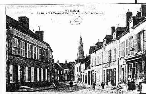 Ville de FAYAUXLOGES Carte postale ancienne